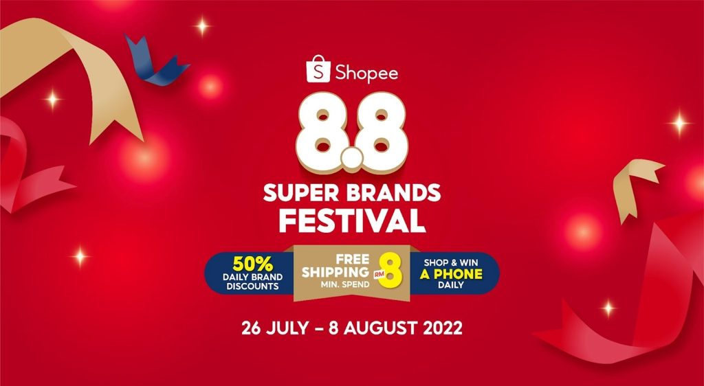 Shopee 8.8 Super Brands Festival