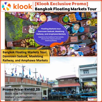 Bangkok Floating Markets Tour Klook Promo