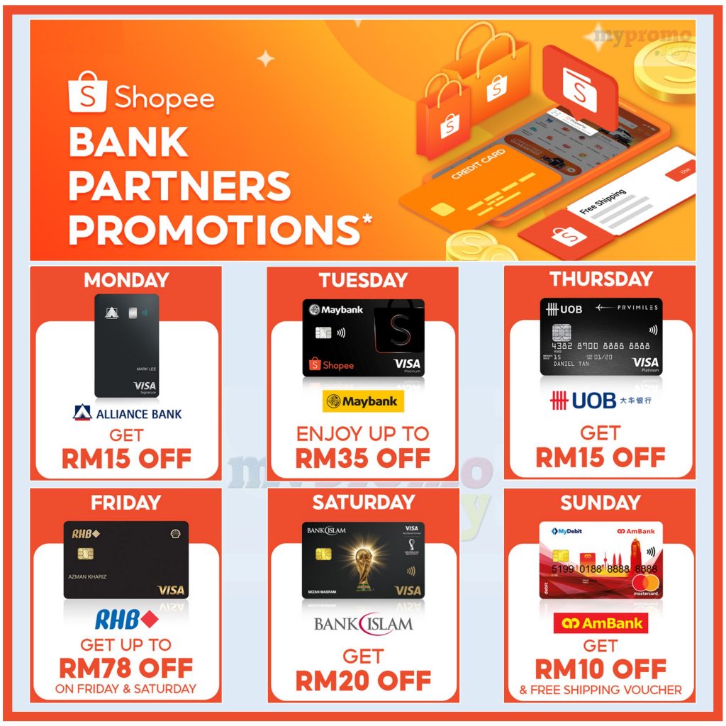 Shopee Bank Promotions for August 2022