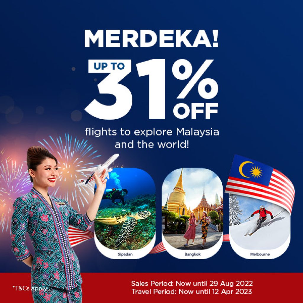 Malaysia Airlines Merdeka Promotion