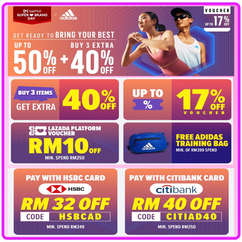 Adidas Super Brand Day on Lazada