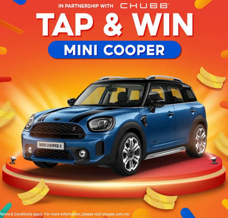 Shopee 11.11 Win Mini Cooper 2024 mypromo.my