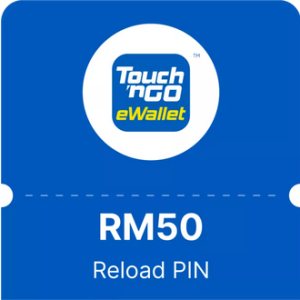 1 Touch n Go eWallet Reload PIN RM 50 Lazada