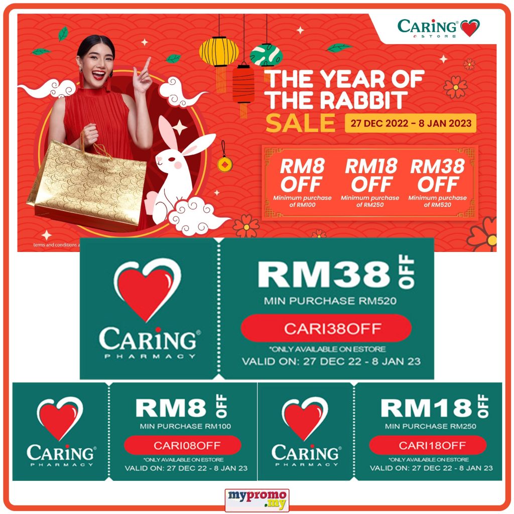 Caring Pharmacy eStore CNY Promotion