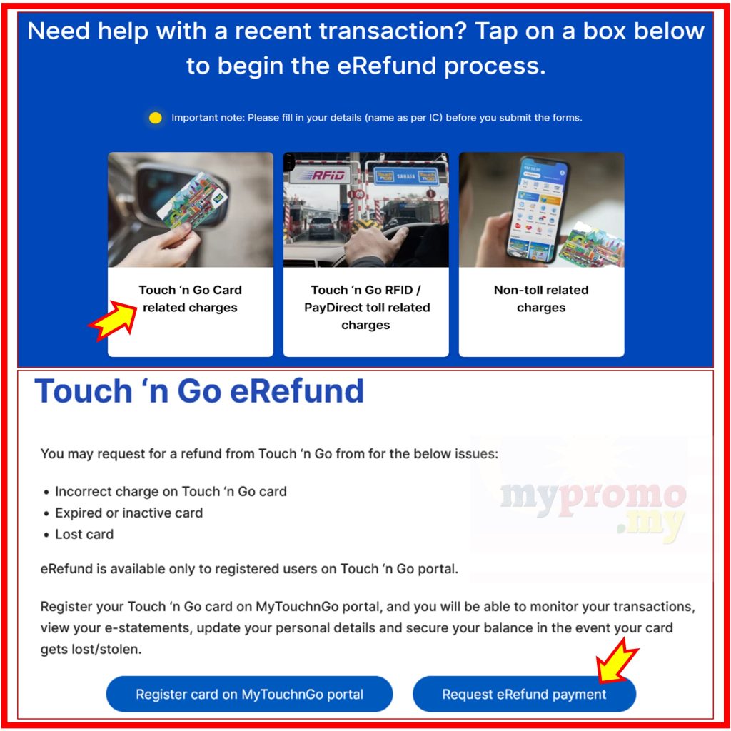 How to Get a eRefund for your Touch ‘n Go Card: Step by Step