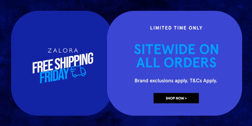 Zalora Free Shipping Promotion