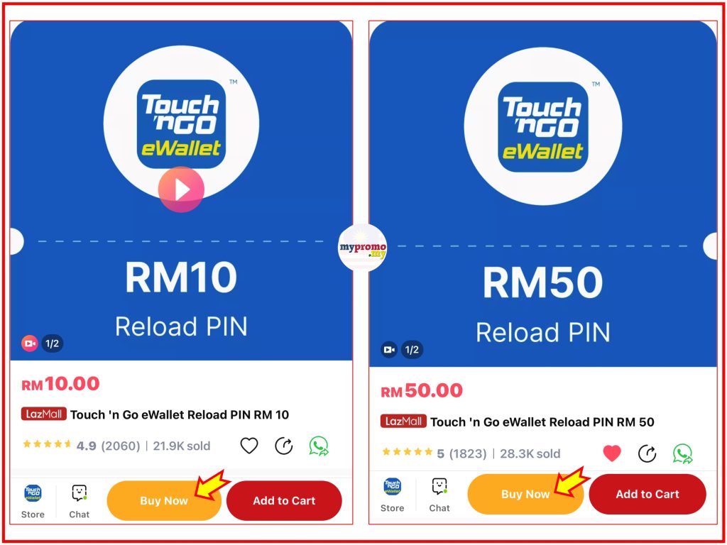 TNG eWallet Reload Pin RM50 RM10 on Lazada 1 TNG eWallet Reload Pin RM50 RM10 on Lazada