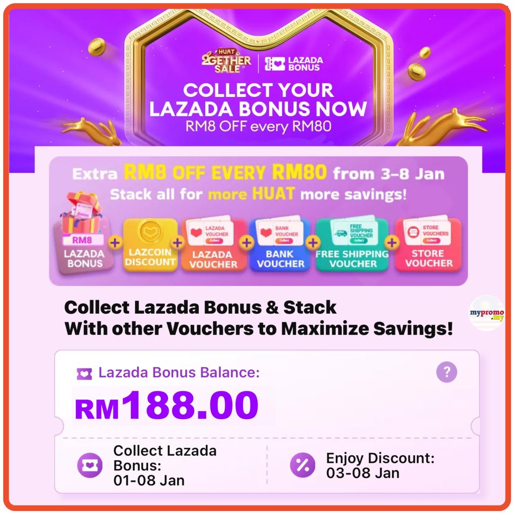 Lazada Bonus - CNY Sale
