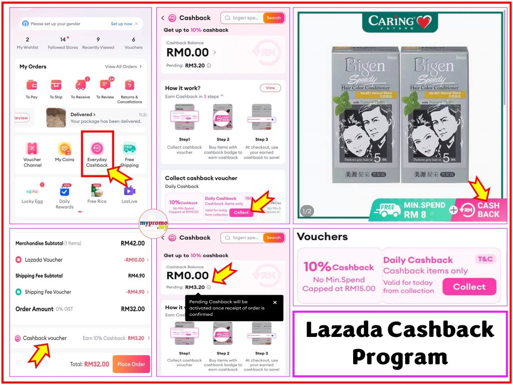 cashback Lazada