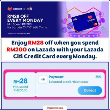 Lazada X Citibank Card Vouchers | November 2024 Mypromo.my