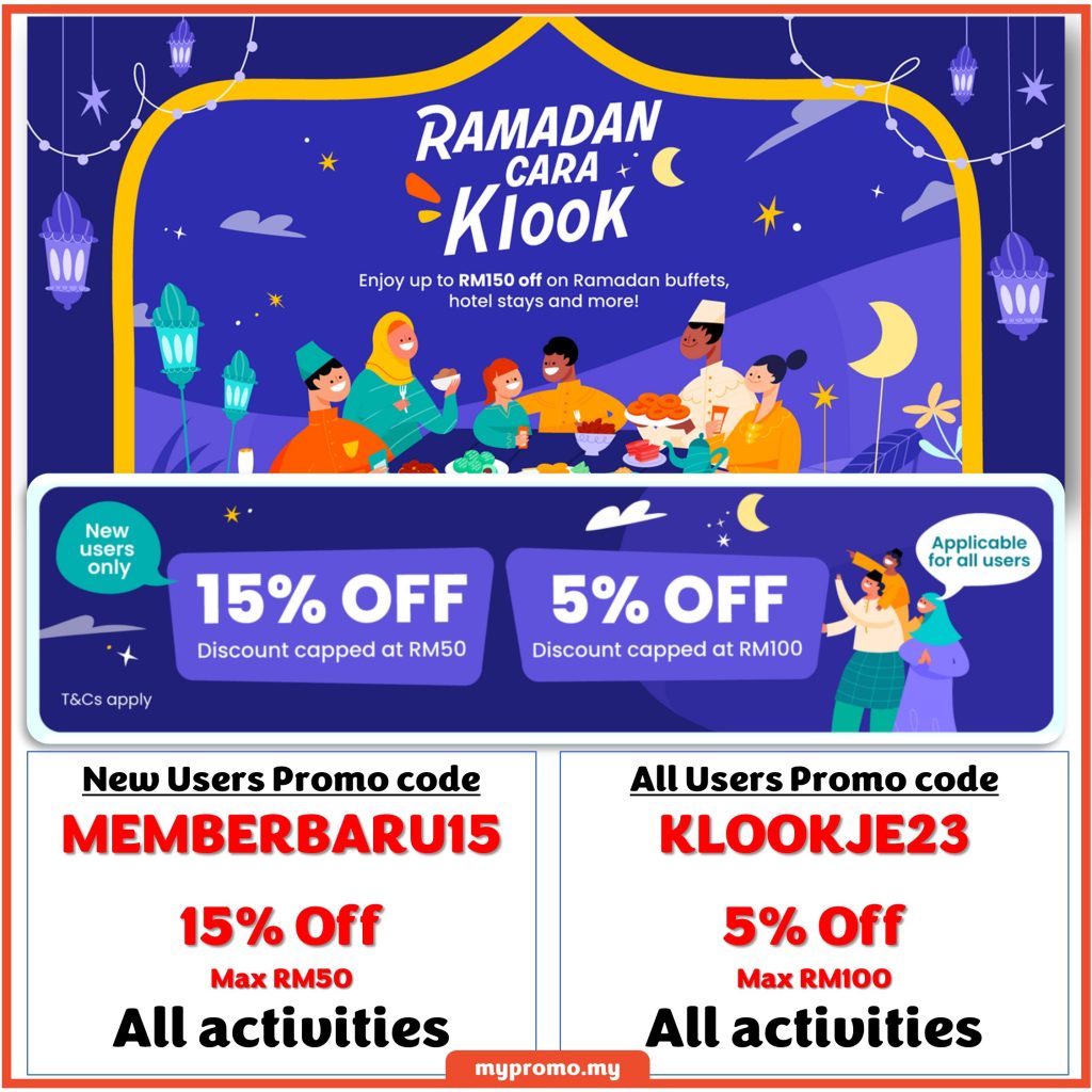 Klook - Ramadan & Raya Exclusive Promo Code