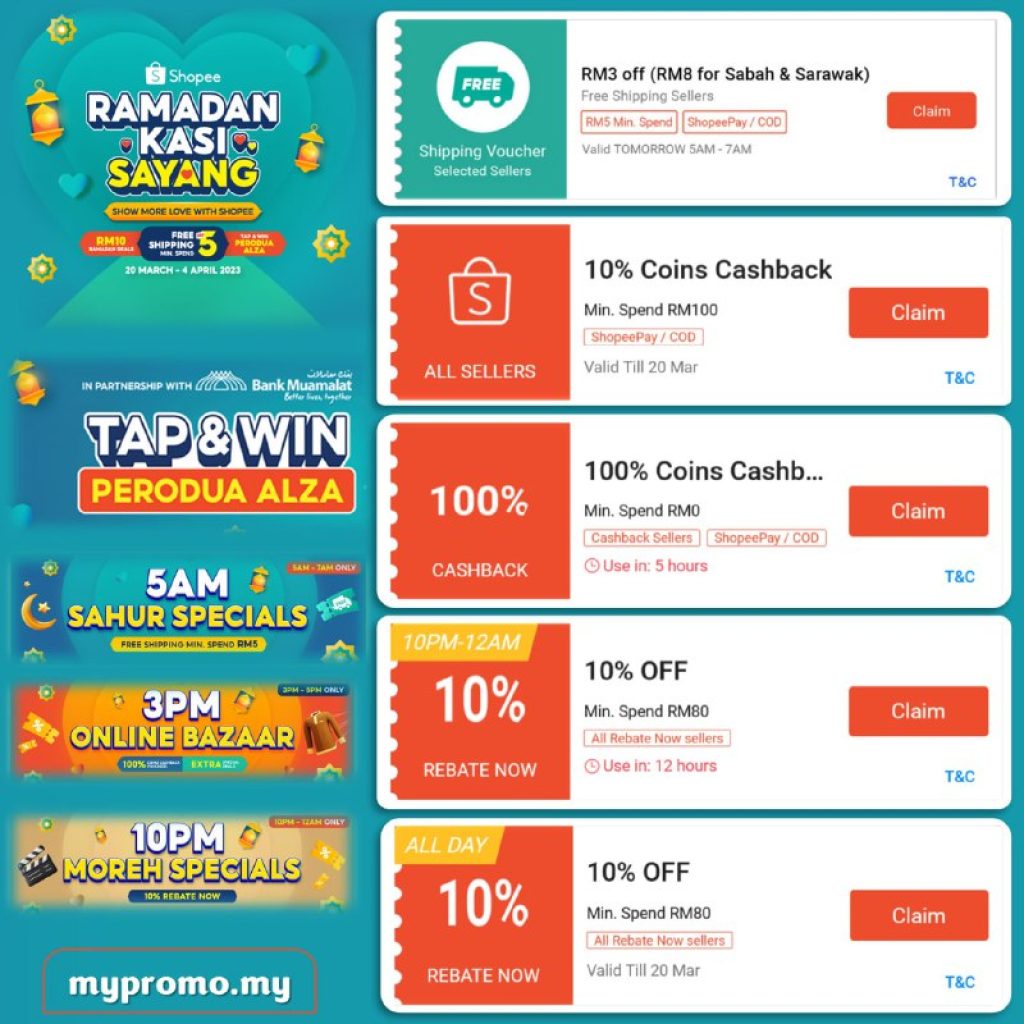 Best Shopee Promo Codes for Raya Sales - Malaysia 2024