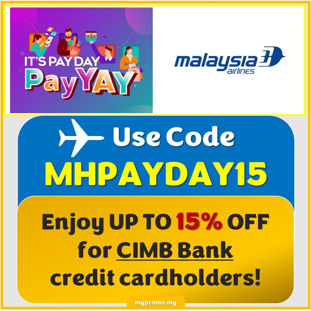 Malaysia Airlines CIMB Payday Promo Code mypromo.my