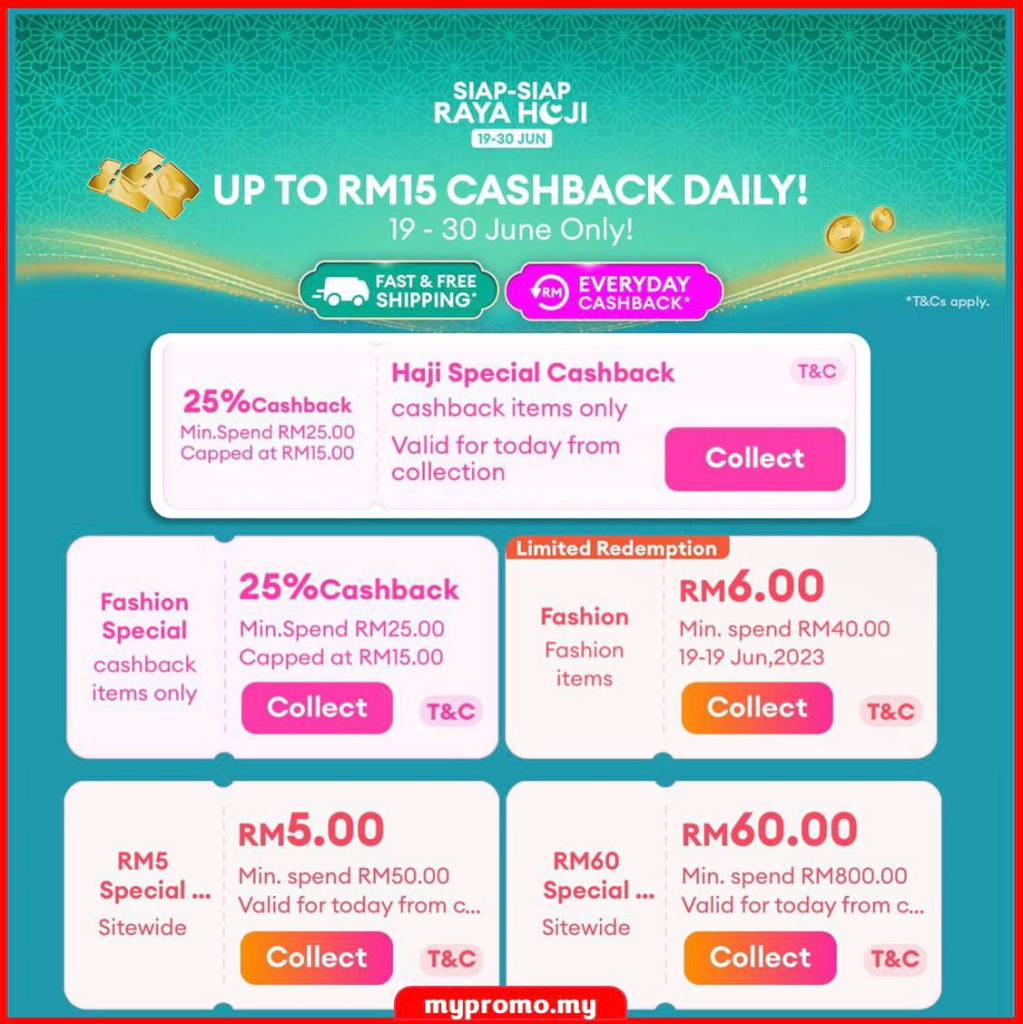 Lazada Raya Haji Sale