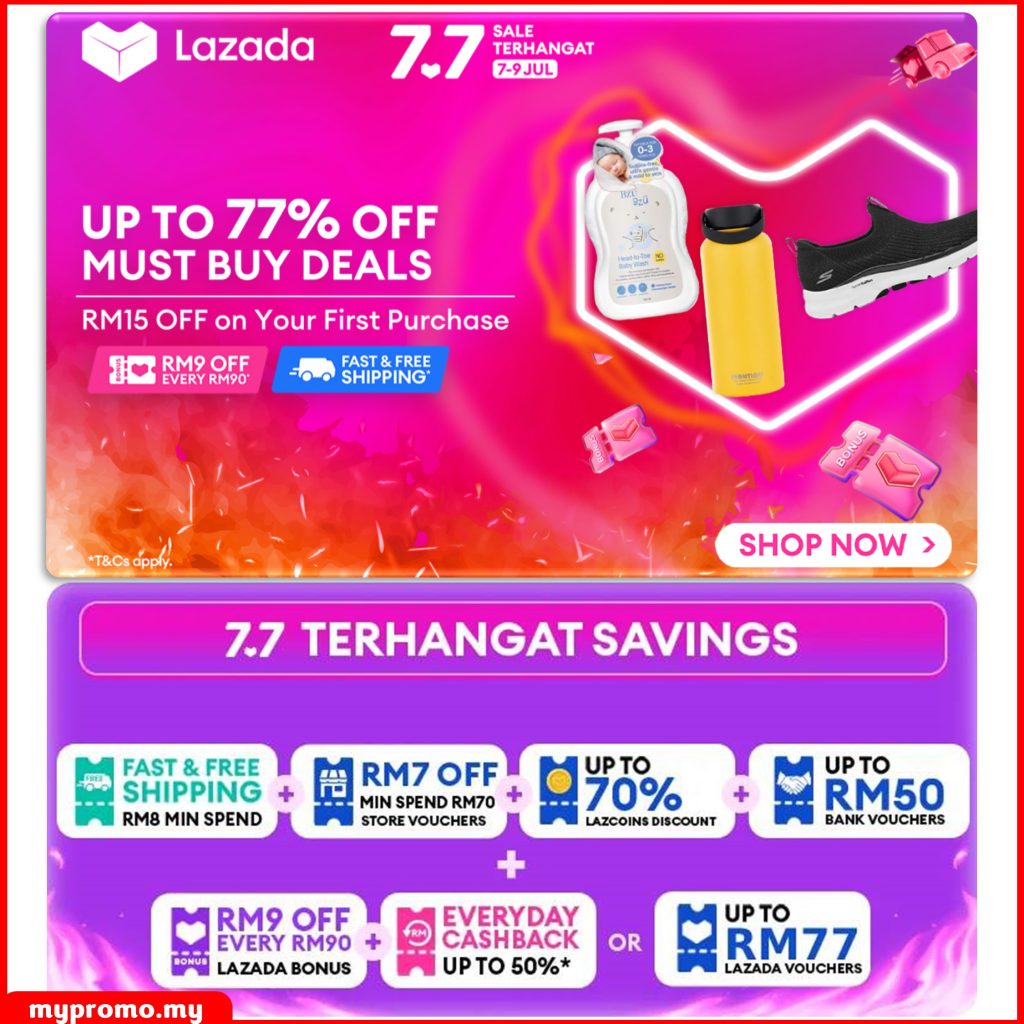 7.7 Jualan Terhangat Lazada – mypromosi.my