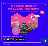 Lazada x Mas Airlines Promo: enjoy up to 35% OFF your fares