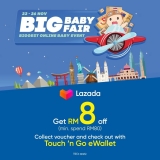 Lazada Big Baby Fair Promo with Touch ‘n Go eWallet