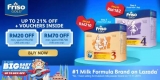 Lazada Big Baby Fair Promo with Friso Gold (Up to 21% Off+Vouchers Inside)