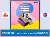 Lazada x AmBank Card Voucher Up To RM30 Off on Every Saturday