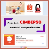 CIMB x Shopee Easy Pay Voucher worth RM50