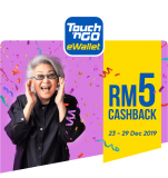 Touch ‘n Go eWallet: Redeem Your RM5 Cashback!
