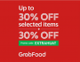 GrabFood Promo Code: EXTRAHUAT