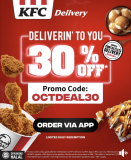 KFC Promo Code: OCTDEAL30