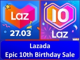 Lazada Epic 10th Birthday Sale