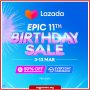 Lazada 3.3 Epic Birthday Sale Exclusive Vouchers