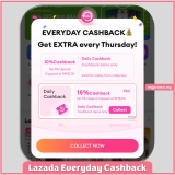 Lazada Thursday Super Cashback