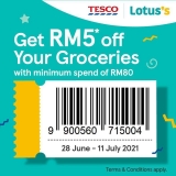 Lotus’s Malaysia Special Barcode Coupon Worth RM5
