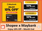 Maybank x Shopee Month-End Sale Vouchers