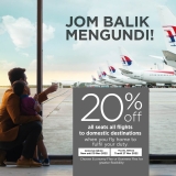 Malaysia Airlines Undi GE15 up to 20% Off Promotion