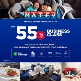 The Malaysia Airlines Travel Fair is here! Up to 55% off.