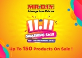 MR DIY: 11.11 Smashing Sale