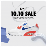 Nike 10.10 Sale: Get 25% Off