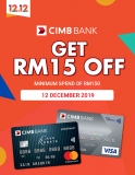 Shopee 1212 Birthday Sale: CIMB RM15 Voucher