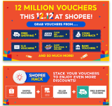 Shopee 12.12 Birthday Sale x 12 Million Vouchers