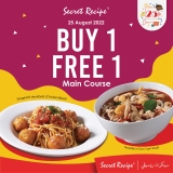 Secret Recipe Buy 1 Free 1 Payday Promotion