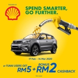 TNG eWallet: Shell RM2 Cashback Promotion- e-Tunai Rakyat