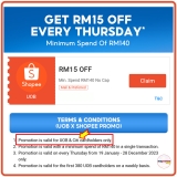 Shopee x Citibank Card: Save Up to RM38 on Every Wednesday