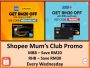 Shopee Mum's Club Bank Promo x MBB + RHB Every Wednesday