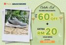 Skechers April Promotions, 60% OFF on Shopee and Lazada