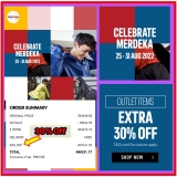 Adidas Merdeka Sale Extra 30% Off Outlet Items