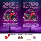 Berjaya Sompo x Motorcycle: Get 10% OFF + Chance to Win 5g gold bar worth RM1,600