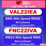 Lazada Exclusive Vouchers for Valentine’s Day Sale