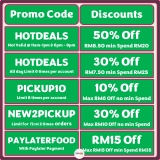 Grabfood: List of Promo/Voucher Codes for August 2022
