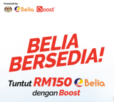Claim your RM150 eBelia with Boost