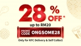 KFC Promo Code: Get 28% OFF this CNY with KFC Delivery or Self Collect