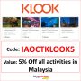 Klook Malaysia October Exclusive Code